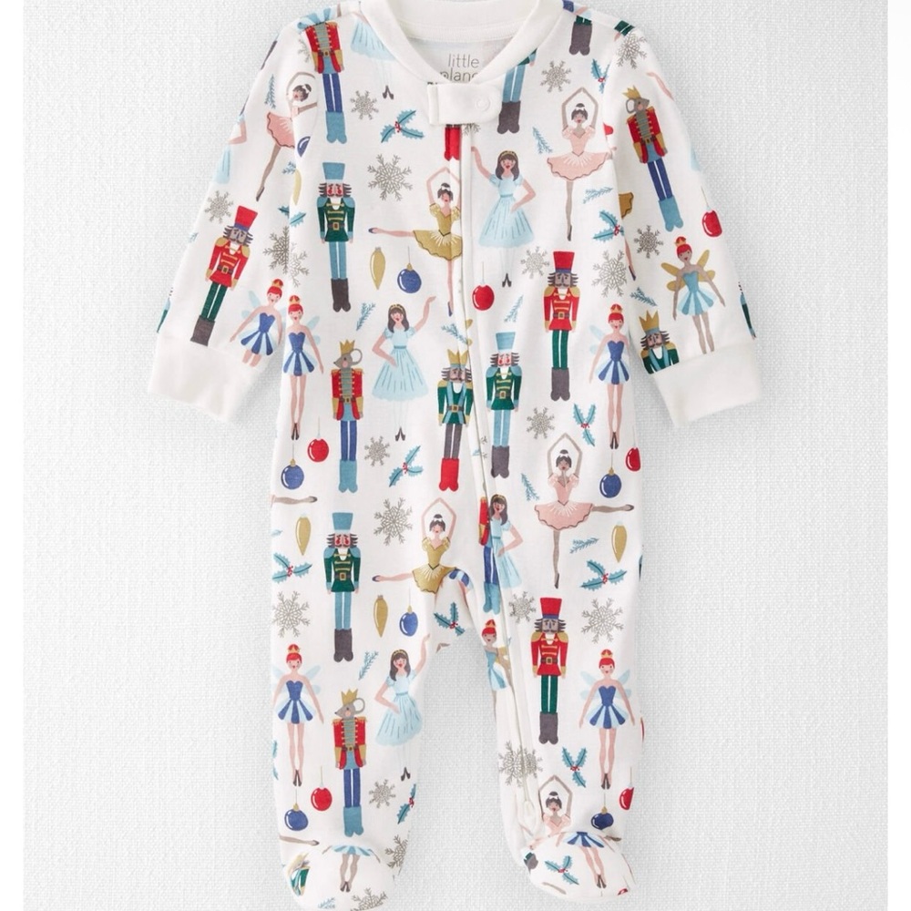 NWT Little Planet Organic Cotton Holiday Nutcracker Sleeper